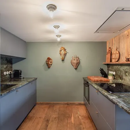 Duplex Renove Au Coeur De Megeve, 3 Chambres, Cheminee, Terrasse, Equipements Modernes. - Fr-1-569-72 Lägenhet *